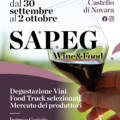 SAPEG-Wine&Food Festival: un weekend tra le eccellenze del territorio al Castello di Novara